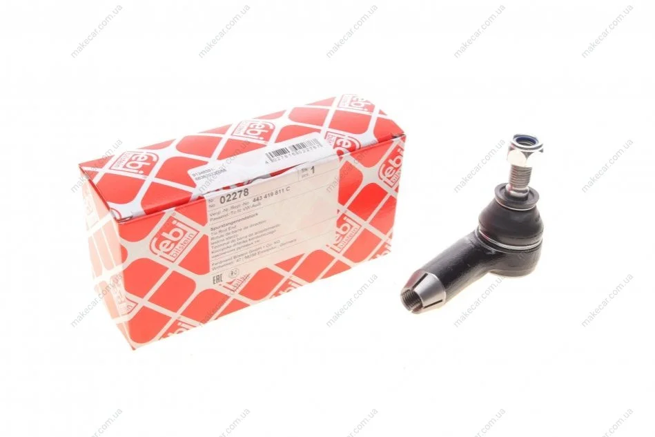 <strong>Наконечник рульової тяги лівий FEBI BILSTEIN 02278 (фото 1)</strong>