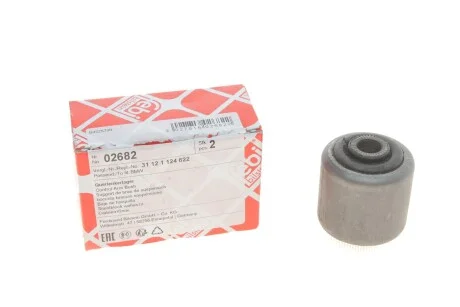 Сайлентблок переднього важеля BMW 5 (E28/E34)/7 (E32)/X3/X5 для BMW FEBI BILSTEIN 02682 фото товару