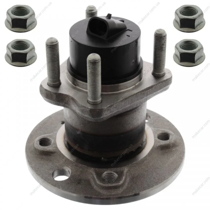 <strong>FEBI OPEL Ступица задн.с(к/т с датчиком ABS!!!!!) ASTRA F,G,Vectra FEBI BILSTEIN 02843 (фото 1)</strong>