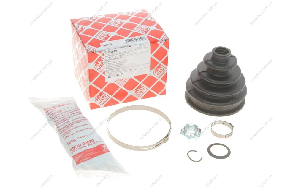 <strong>Ремонтний комплект пильника шруса з елементами монтажу FEBI BILSTEIN 03629 (фото 1)</strong>
