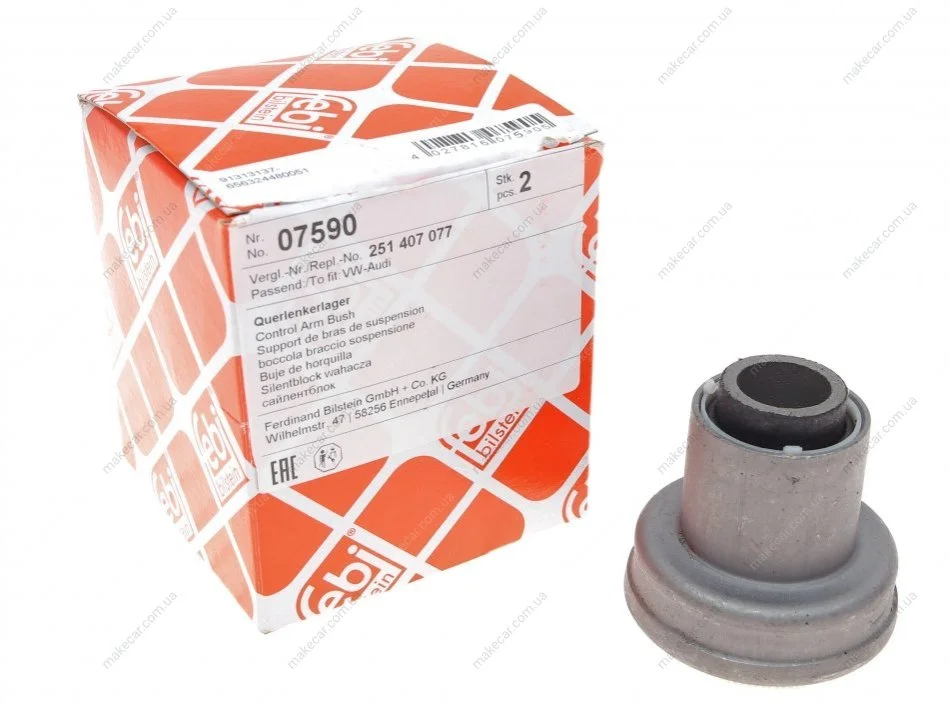 <strong>Сайлентблок важіля FEBI BILSTEIN 07590 (фото 1)</strong>