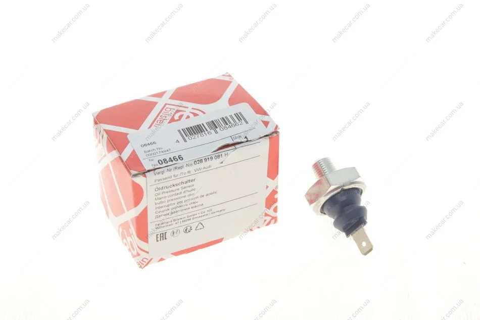 <strong>Датчик тиску масла FEBI BILSTEIN 08466 (фото 1)</strong>