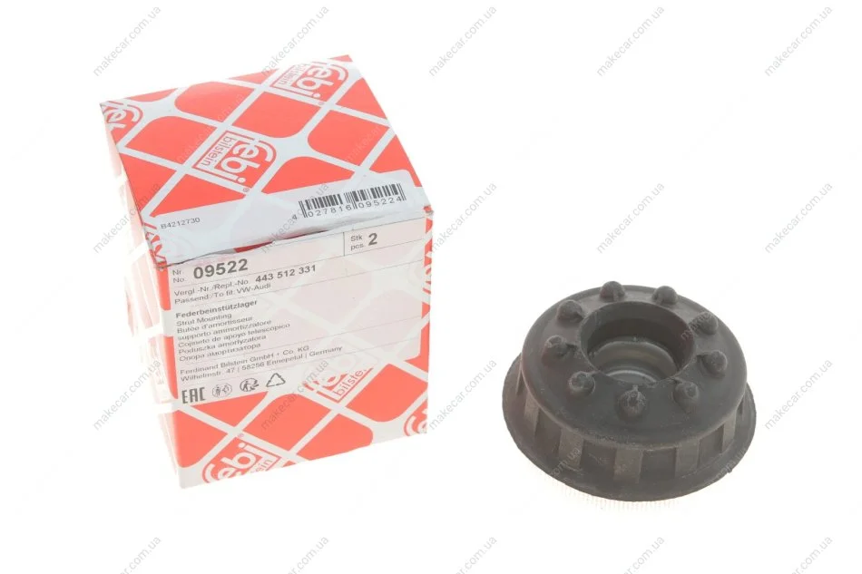 <strong>Подушка зад, аморт. Audi (100,200,A6) FEBI BILSTEIN 09522 (фото 1)</strong>