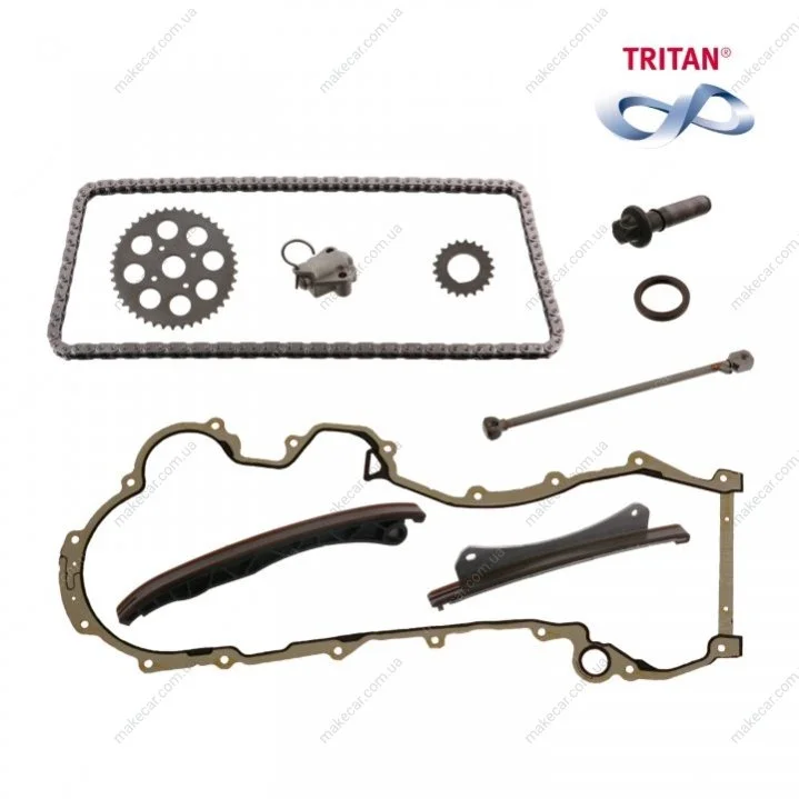 <strong>FEBI FIAT К-кт ланцюга приводу грм Doblo 1.3 1.3d, Opel Combo, Citroen Nemo FEBI BILSTEIN 100754 (фото 1)</strong>