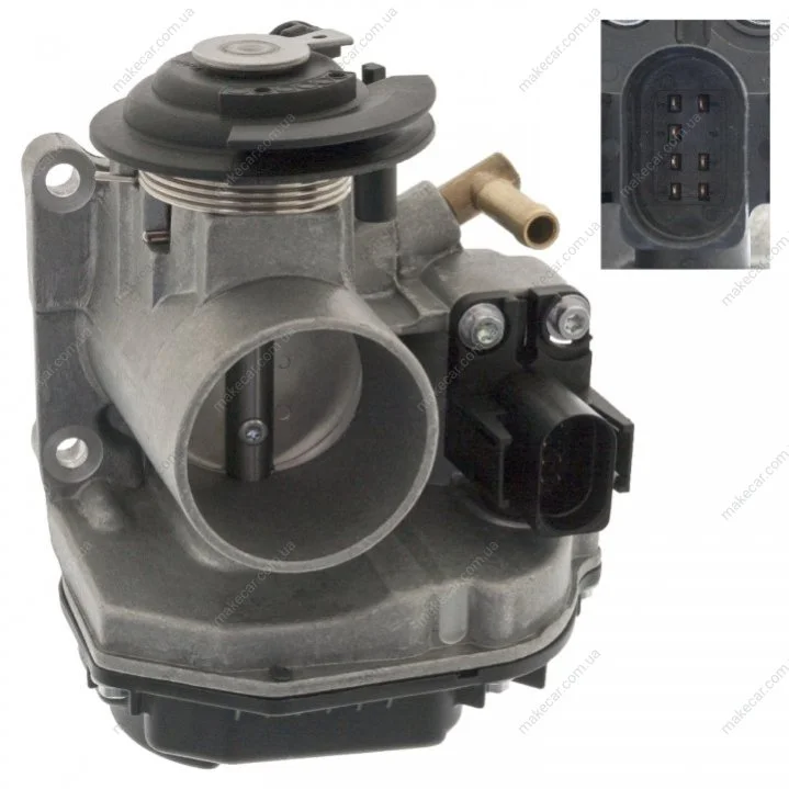 <strong>FEBI VW Патрубок дроссельной заслонки Golf III,Polo,Vento,Seat,Skoda Felicia FEBI BILSTEIN 100796 (фото 1)</strong>