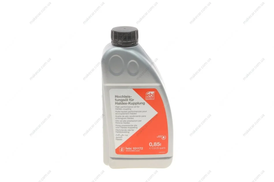 <strong>Олива трансмісійна для муфти Haldex, 0,85л. жовта FEBI BILSTEIN 101172 (фото 1)</strong>