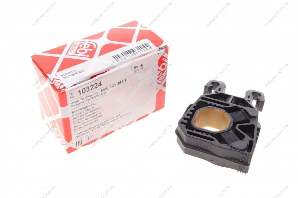<strong>Опора радіатора AUDI/SEAT/SKODA/VW FEBI BILSTEIN 103224 (фото 1)</strong>