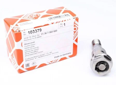 Клапан електромагнітний для BMW FEBI BILSTEIN 103379 фото товару