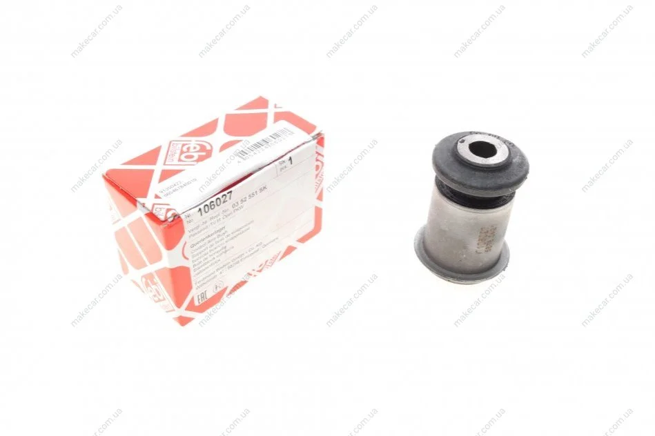 <strong>Сайлентблок важіля FEBI BILSTEIN 106027 (фото 1)</strong>