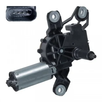 FEBI VW Двигатель стеклоочистителя задний Golf Plus, Golf VI, Polo 09- для Seat, Volkswagen FEBI BILSTEIN 106682 фото товару