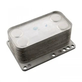 FEBI RENAULT масляний радіатор Espace IV,Koleos,Grand Scenic III,Laguna II,III,Latitude,Megane II,III,Trafic II,Opel Vivaro,Nissan Qashqai,X-Trail 2.0dCi для Renault, Nissan, Opel FEBI BILSTEIN 107666 фото товару