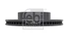<strong>Диск гальмівний передн лів/прав TOYOTA 4 RUNNER IV, FJ CRUISER, FORTUNER, HILUX VII, HILUX VIII, TACOMA 2.4D-4.7 08.02- FEBI BILSTEIN 108411 (фото 2)</strong>