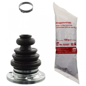 FEBI AUDI Защита ШРУСа 80, (24*108*124) с мет. обоймой для Audi, Volkswagen, Skoda FEBI BILSTEIN 14067 фото товару