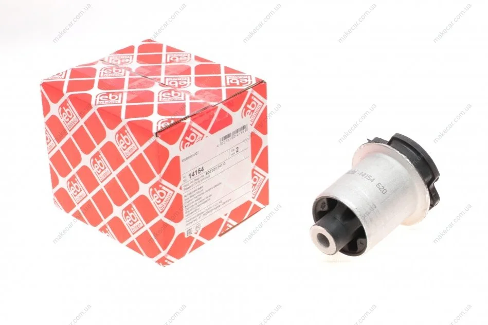 <strong>Сайлентблок балки підвіски Лів/Прав AUDI A4 B5 1.6-2.8 11.94-09.01 FEBI BILSTEIN 14154 (фото 1)</strong>