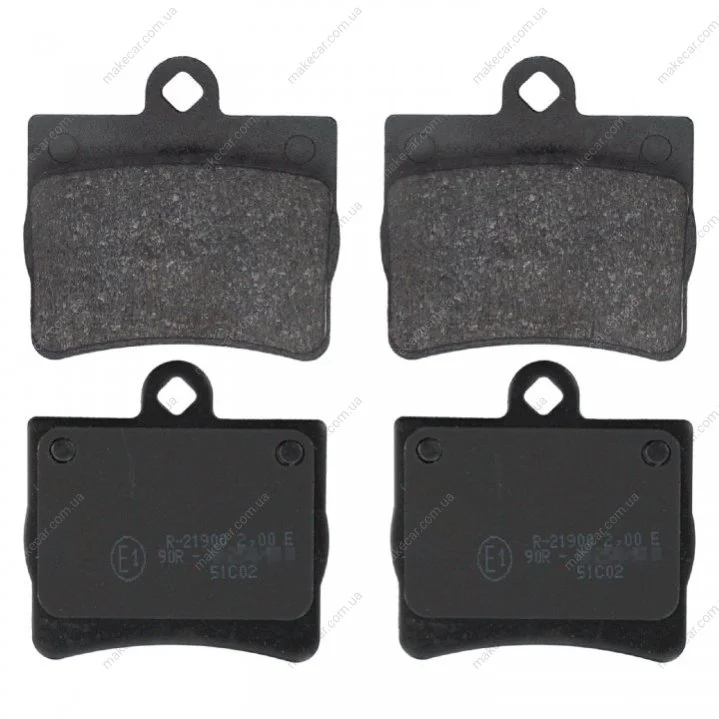 <strong>FEBI DB Тормозные колодки дисковые W202 C-klasa 96-00 задн. FEBI BILSTEIN 16152 (фото 1)</strong>
