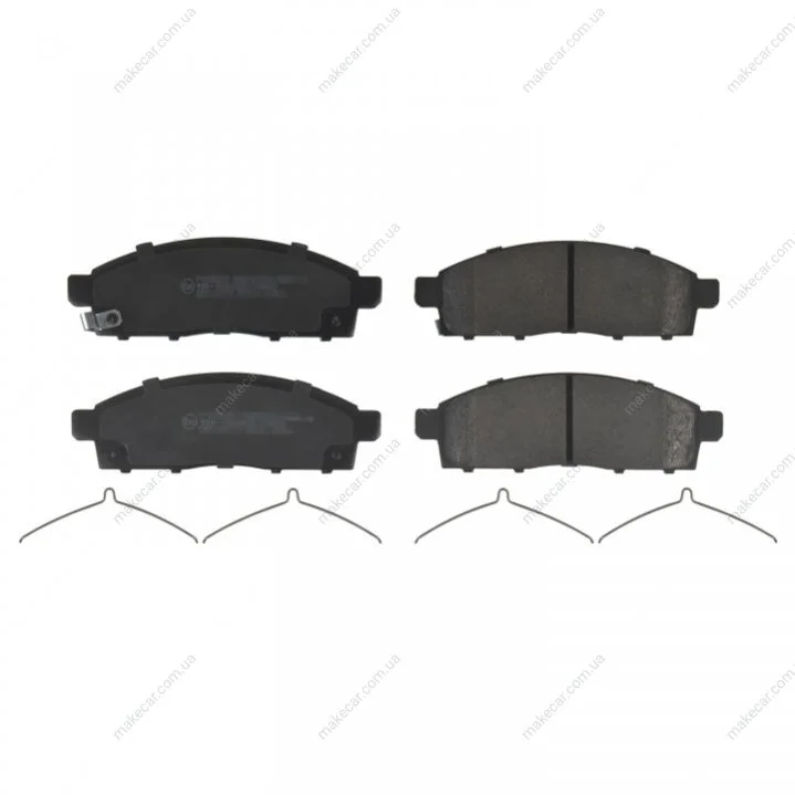 <strong>FEBI Тормозные колодки пер. Mitsubishi L200 05 - FEBI BILSTEIN 16624 (фото 1)</strong>