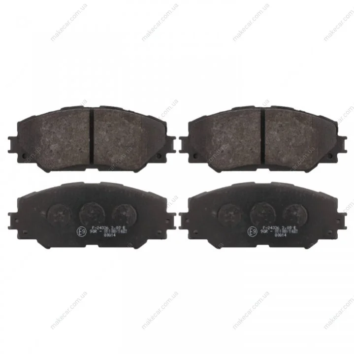 <strong>FEBI TOYOTA Колодки тормозные передние RAV-4 06- FEBI BILSTEIN 16650 (фото 1)</strong>