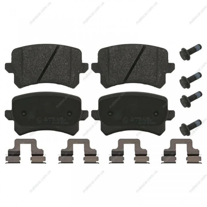 <strong>FEBI VW гальмівні колодки задн. AUDI A3/4/6/8 VW Golf V, Passat, Touran SKODA FEBI BILSTEIN 16991 (фото 1)</strong>