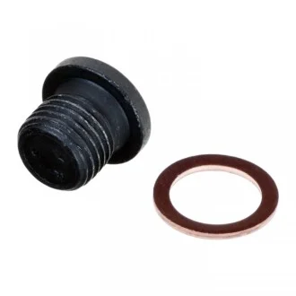 Пробка зливу олії з прокладкою M14x1.5 L=12 (вир-во FEBI) для Audi, Volkswagen, Skoda, Seat, Porsche FEBI BILSTEIN 171173 фото товару