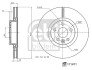 Купить FEBI VOLVO Гальмівний диск передн. XC60 I FEBI BILSTEIN 171471 по низкой цене в Украине (фото 1)