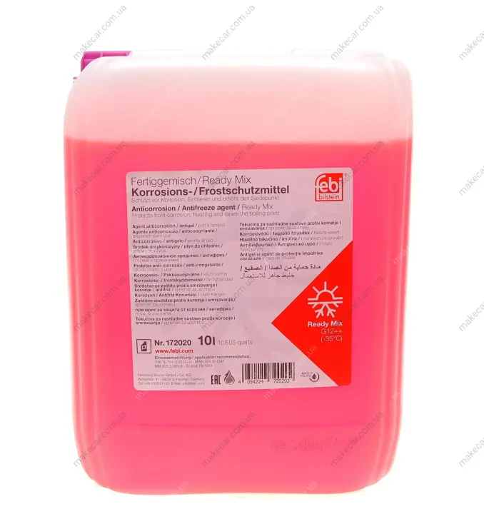 <strong>Антифриз Febi G12++ Ready Mix (фіолетовий) 10л FEBI BILSTEIN 172020 (фото 1)</strong>