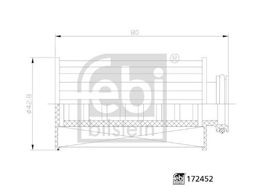 <strong>Фільтр Ad Blue FEBI BILSTEIN 172452 (фото 1)</strong>