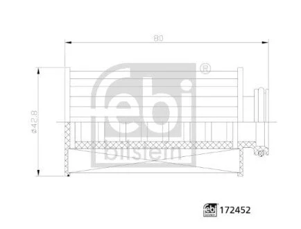 Фільтр Ad Blue для FEBI BILSTEIN 172452 фото товару