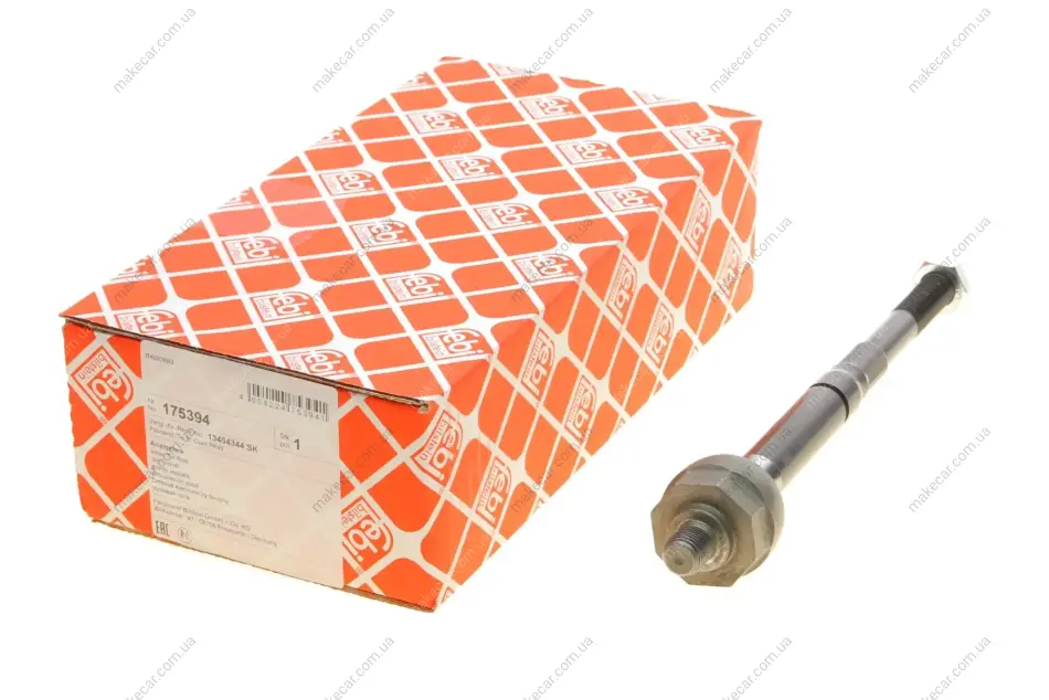<strong>Тяга рульова з гайкою FEBI BILSTEIN 175394 (фото 1)</strong>