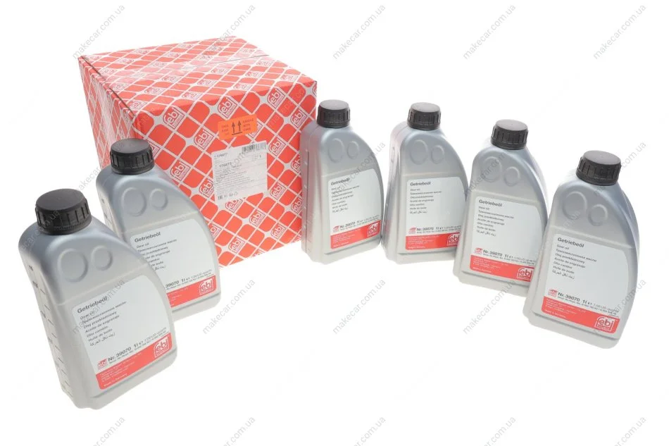 <strong>К-т сервісний АКПП(рідина для гідравл. передач 39070 6x1L + фільтр АКПП з прокладкою) FEBI BILSTEIN 176877 (фото 1)</strong>