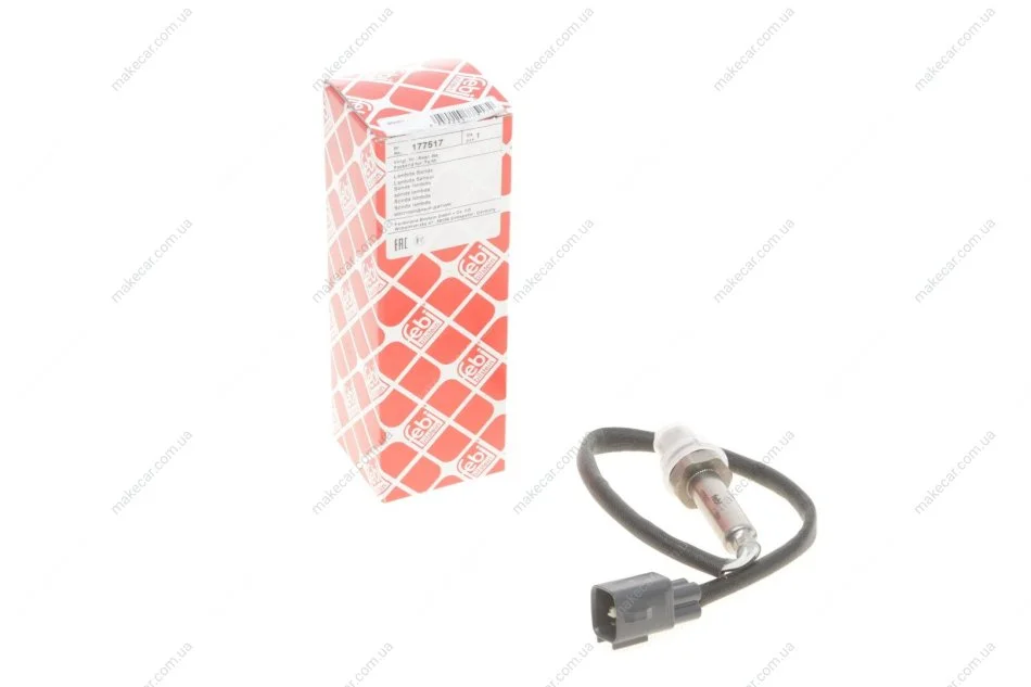 <strong>Лямбда-зонд (кількість дротів 4шт довжина 372мм) CITROEN C1 DAIHATSU SIRION PEUGEOT 107 TOYOTA AYGO, AYGO/HATCHBACK, YARIS, YARIS/HATCHBACK 1KR-FE/CFA(384F)/CFB(1KR) 01.05-06.20 FEBI BILSTEIN 177517 (фото 1)</strong>