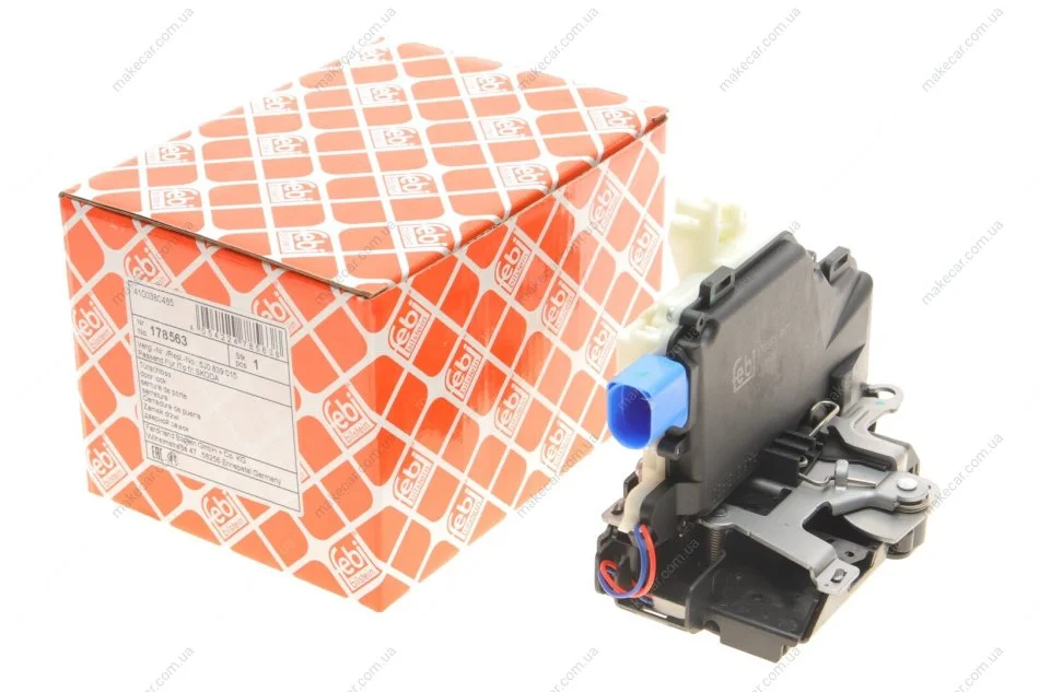 <strong>Замок двері задн Лів SKODA FABIA I, FABIA I PRAKTIK, FABIA II 10.99-12.14 FEBI BILSTEIN 178563 (фото 1)</strong>