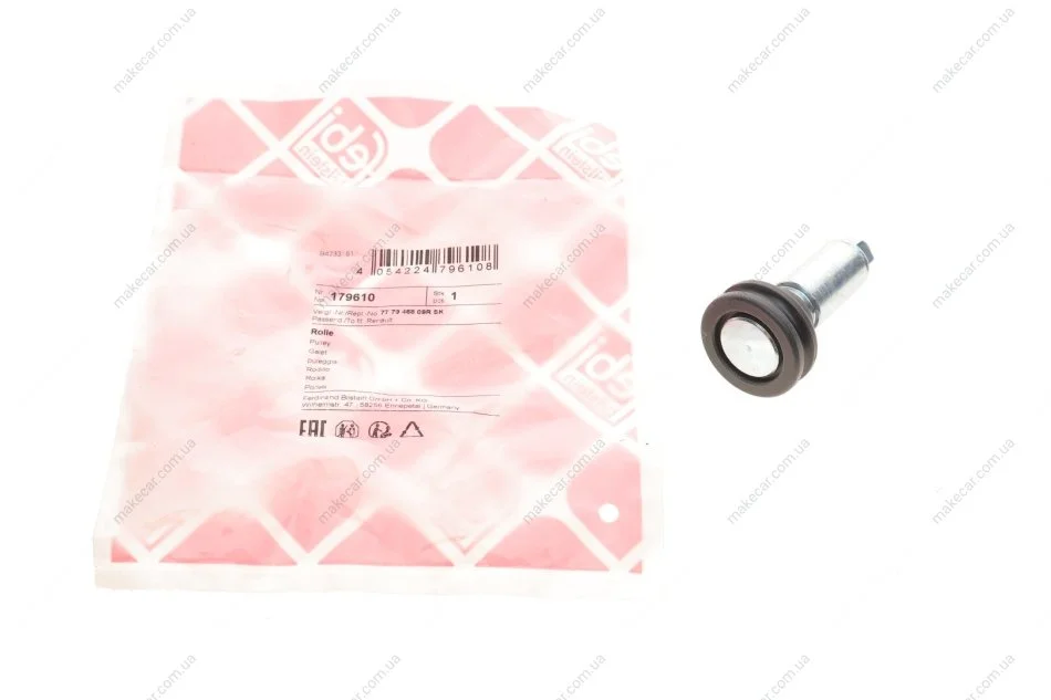 <strong>Ролик для розсувних дверей Nissan/Opel/Renault (вир-во Febi) FEBI BILSTEIN 179610 (фото 1)</strong>