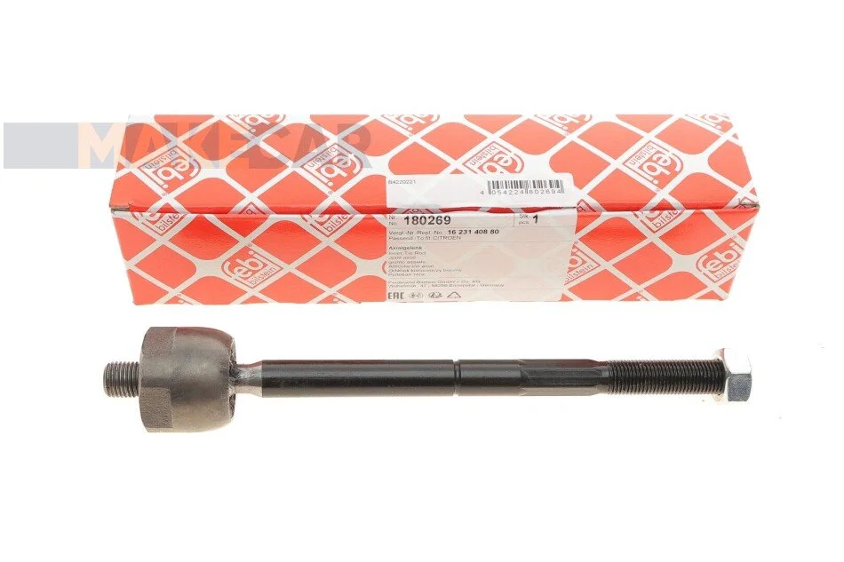 <strong>Тяга рульова з гайкою FEBI BILSTEIN 180269 (фото 1)</strong>