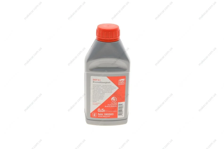 <strong>Рідина гальмівна DOT 5.1 0.5L FEBI BILSTEIN 180583 (фото 1)</strong>
