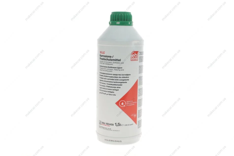 <strong>Антифриз FEBI зелений концентрат 18 LC (Каністра 1,5л) FEBI BILSTEIN 183409 (фото 1)</strong>