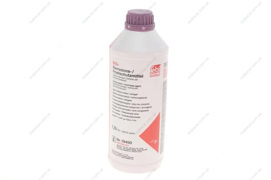 <strong>Антифриз-концентрат G12+, 1,5л. фіолетовий FEBI BILSTEIN 19400 (фото 1)</strong>