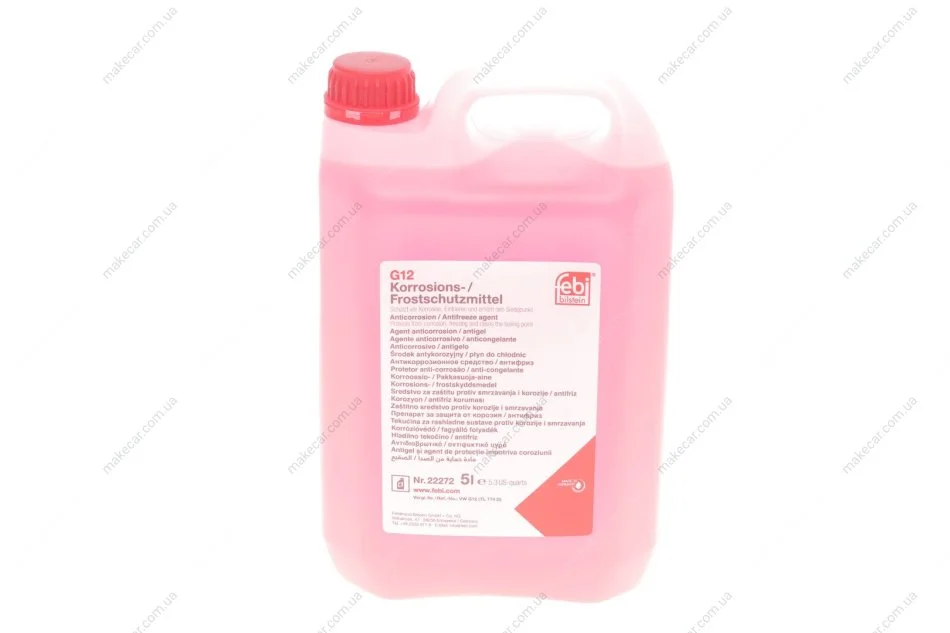 <strong>Антифриз-концентрат G12, 5л. червоний FEBI BILSTEIN 22272 (фото 1)</strong>