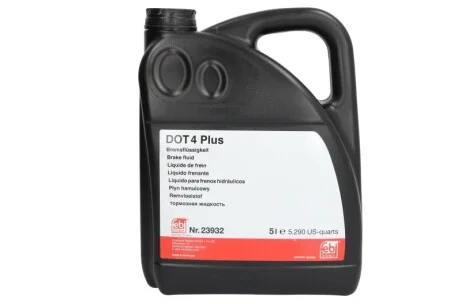 Рідина гальм. FEBI DOT4 Plus (Каністра 5л) для FEBI BILSTEIN 23932 фото товару