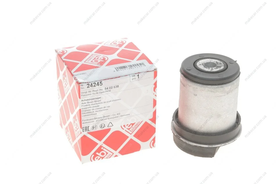 <strong>Сайлентблок балки OPEL ASTRA G задн. вісь (Вир-во Febi) FEBI BILSTEIN 24245 (фото 1)</strong>