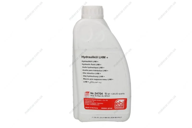 <strong>Рідина гідропідсилювача LHM + (1 л) FEBI BILSTEIN 24704 (фото 1)</strong>