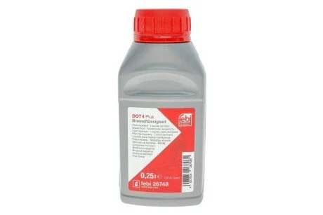 Гальмівна рідина FEBI (DOT 4+), 0.25л для FEBI BILSTEIN 26748 фото товару