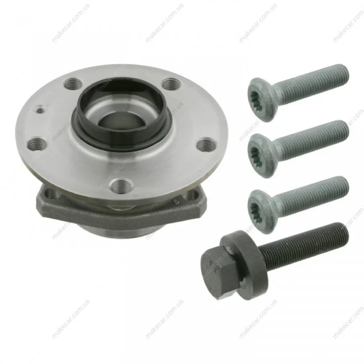 <strong>FEBI VW Подшипник ступицы (к-кт) (3 болта+1 болт розвала)Сaddy |||, AUDI A3, SKODA Octavia 04- FEBI BILSTEIN 27342 (фото 1)</strong>