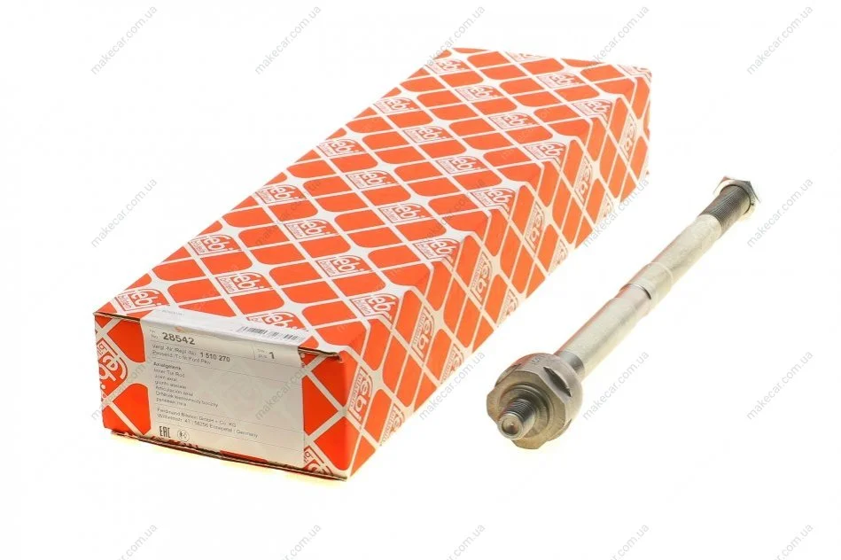 <strong>Тяга рульова з гайкою FEBI BILSTEIN 28542 (фото 1)</strong>