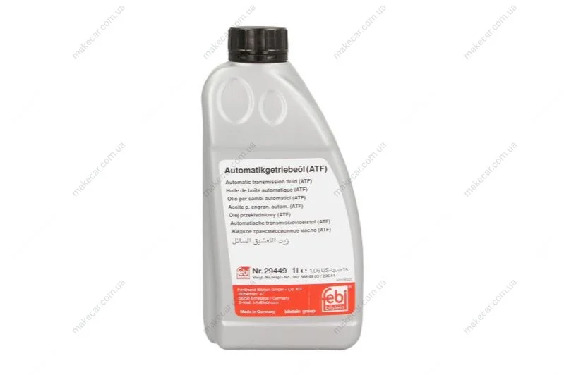 <strong>Олива трансмісійна ATF Febi, 1л. червона FEBI BILSTEIN 29449 (фото 1)</strong>