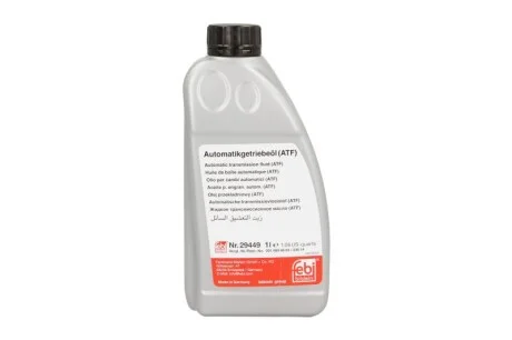 Олива трансмісійна ATF Febi, 1л. червона для Mercedes FEBI BILSTEIN 29449 фото товару