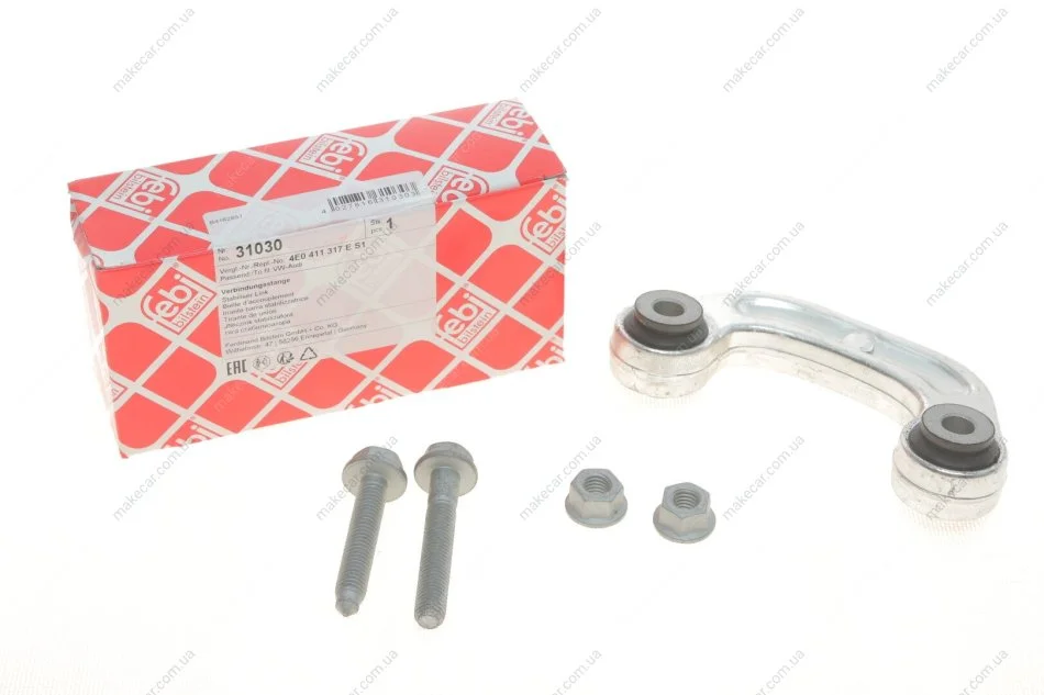 <strong>Кронштейн(тяга) стабілізатора з гайками FEBI BILSTEIN 31030 (фото 1)</strong>