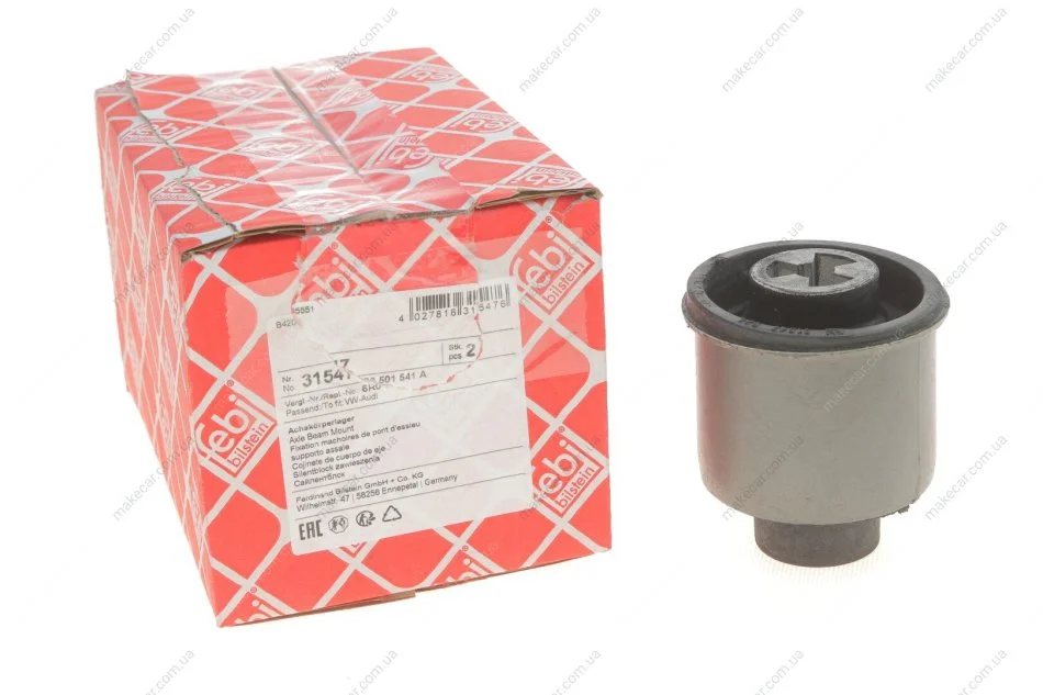 <strong>Сайлентблок VW-Audi (вир-во Febi) FEBI BILSTEIN 31547 (фото 1)</strong>