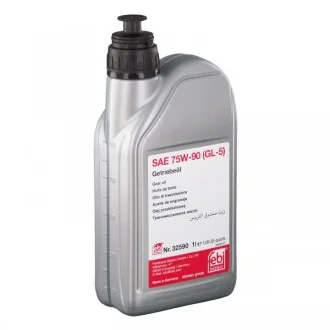 Олива трансмісійна 75W-90 GL-5, 1л. жовта для FEBI BILSTEIN 32590 фото товару