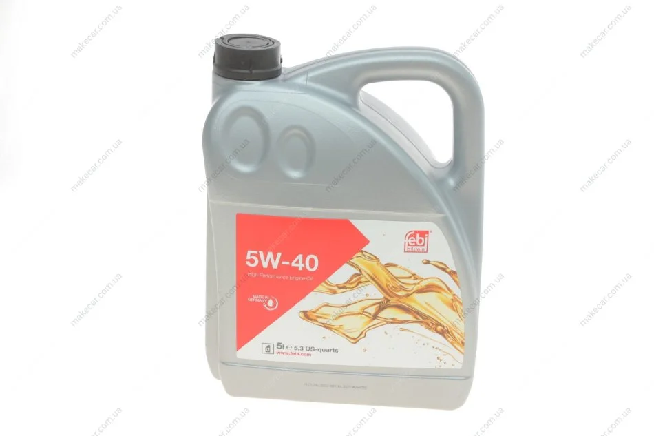 <strong>Моторна олива Febi Engine Oil 5W-40 синтетична 5 л FEBI BILSTEIN 32938 (фото 1)</strong>
