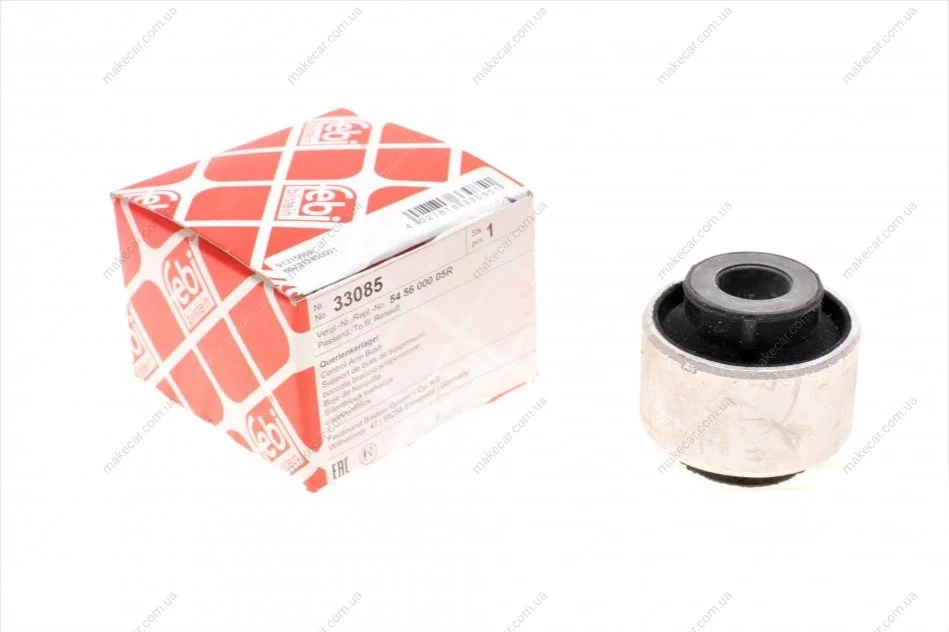 <strong>Сайлентблок важеля RENAULT FLUENCE, MEGANE III, SCENIC III 08 перед. міст (Вир-во FEBI) FEBI BILSTEIN 33085 (фото 1)</strong>